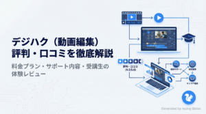 デジハク（動画編集）の評判や口コミ｜料金や案件紹介の注意点を解説